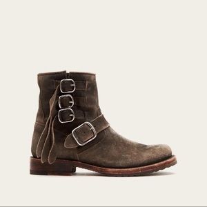 Frye Veronica Strappy Short Boots - like new!